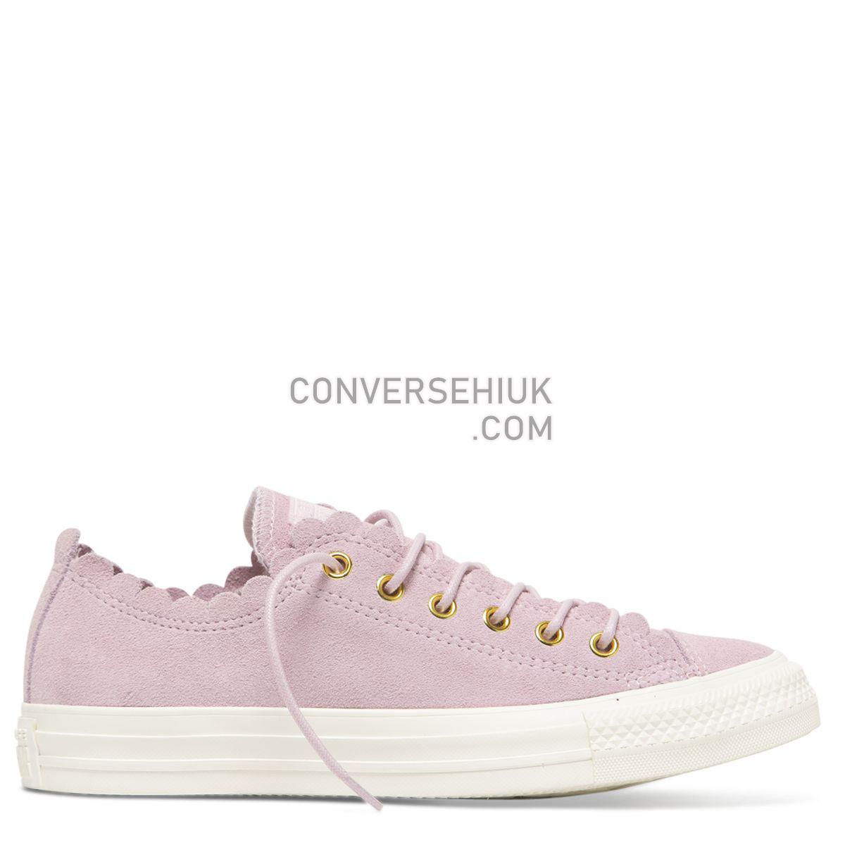 Converse Chuck Taylor All Star Frilly Thrills Low Top Pink Foam Pink Foam/Gold/Egret 563416 Shoes