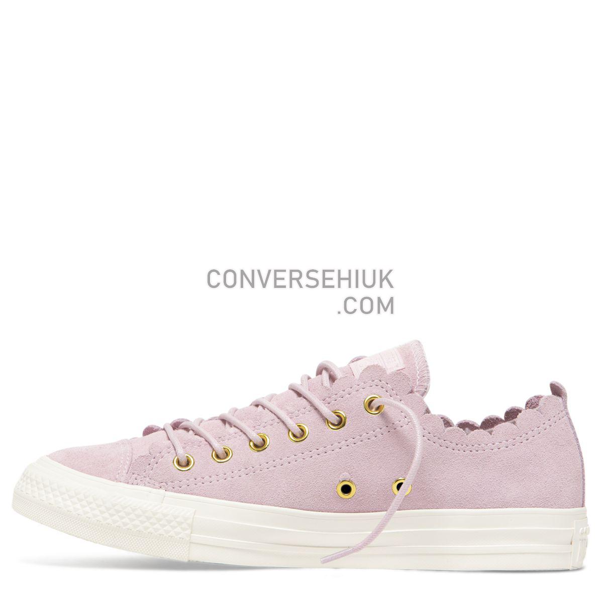 Converse Chuck Taylor All Star Frilly Thrills Low Top Pink Foam Pink Foam/Gold/Egret 563416 Shoes