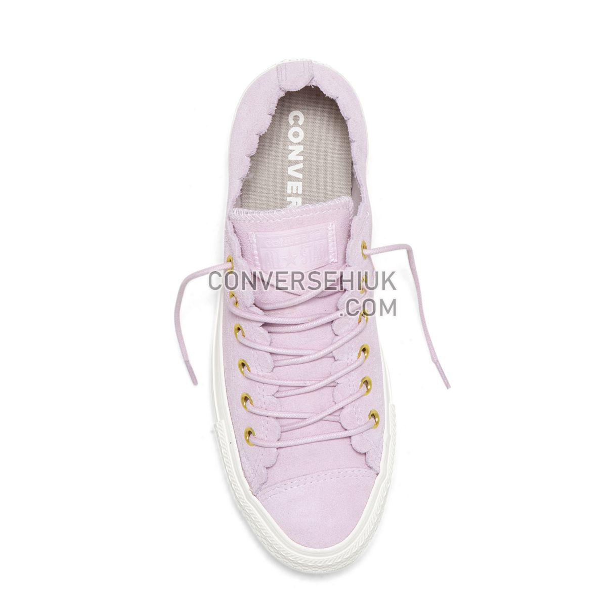 Converse Chuck Taylor All Star Frilly Thrills Low Top Pink Foam Pink Foam/Gold/Egret 563416 Shoes