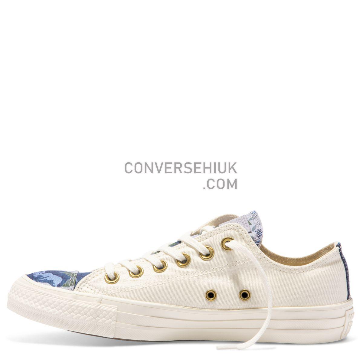 Converse Chuck Taylor All Star Parkway Floral Low Top Egret Egret/Provence Purple/Egret 561665 Shoes