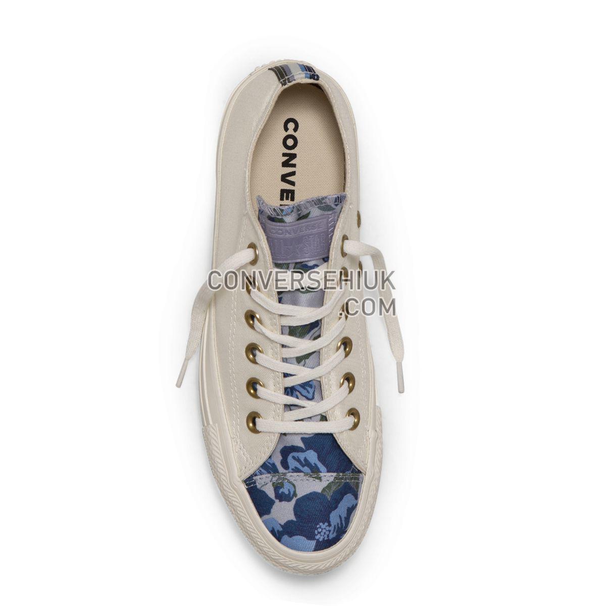 Converse Chuck Taylor All Star Parkway Floral Low Top Egret Egret/Provence Purple/Egret 561665 Shoes