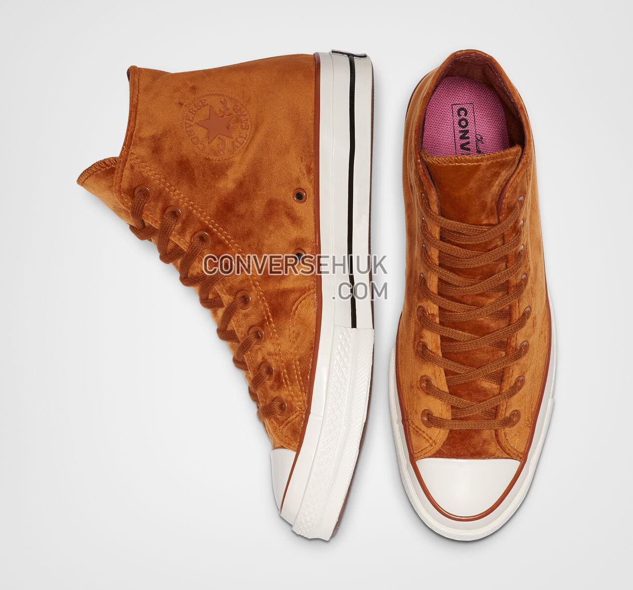 Converse Chuck 70 Velvet High Top Burnt Sienna/Burnt Sienna 165171C Shoes