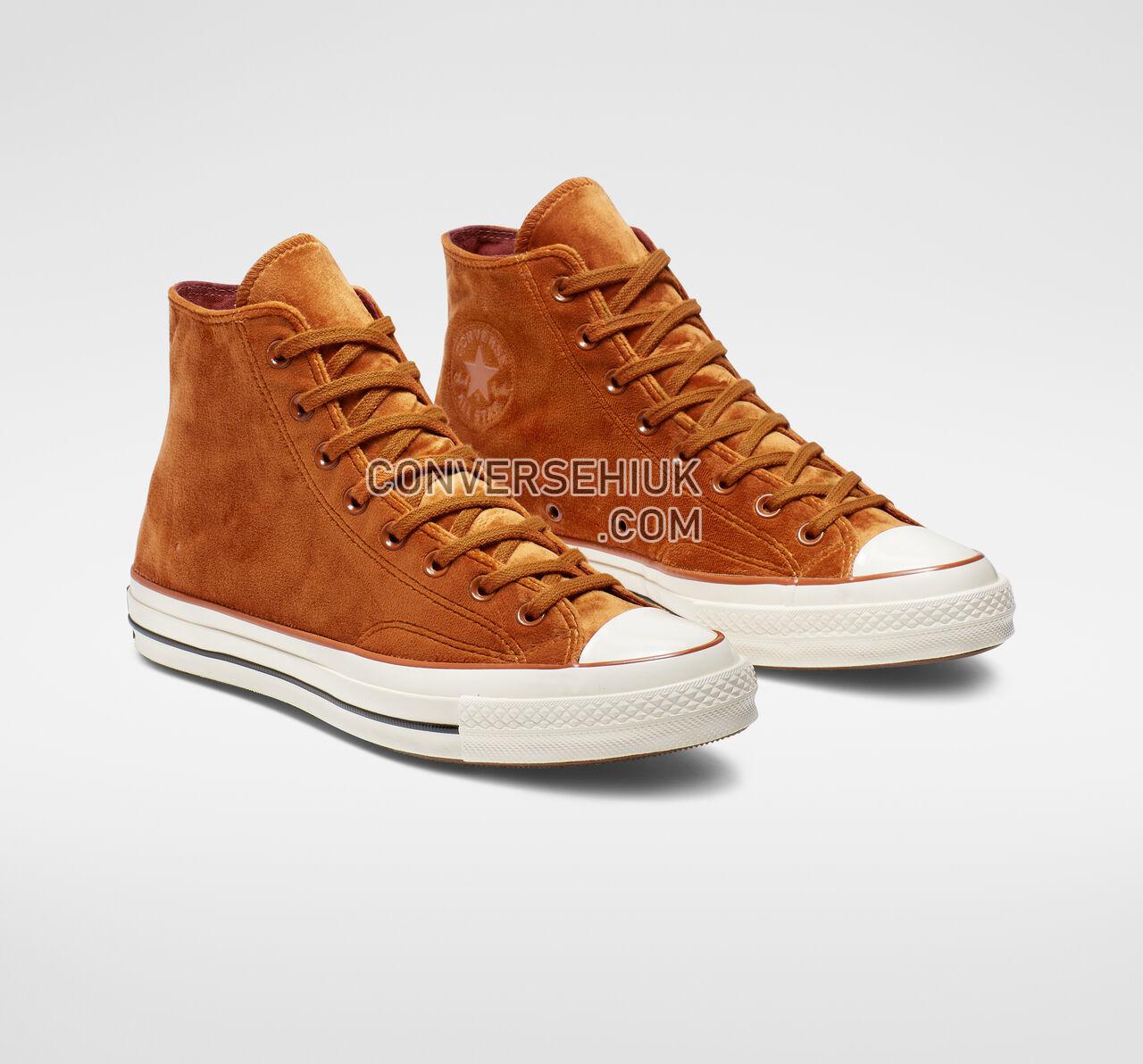 Converse Chuck 70 Velvet High Top Burnt Sienna/Burnt Sienna 165171C Shoes