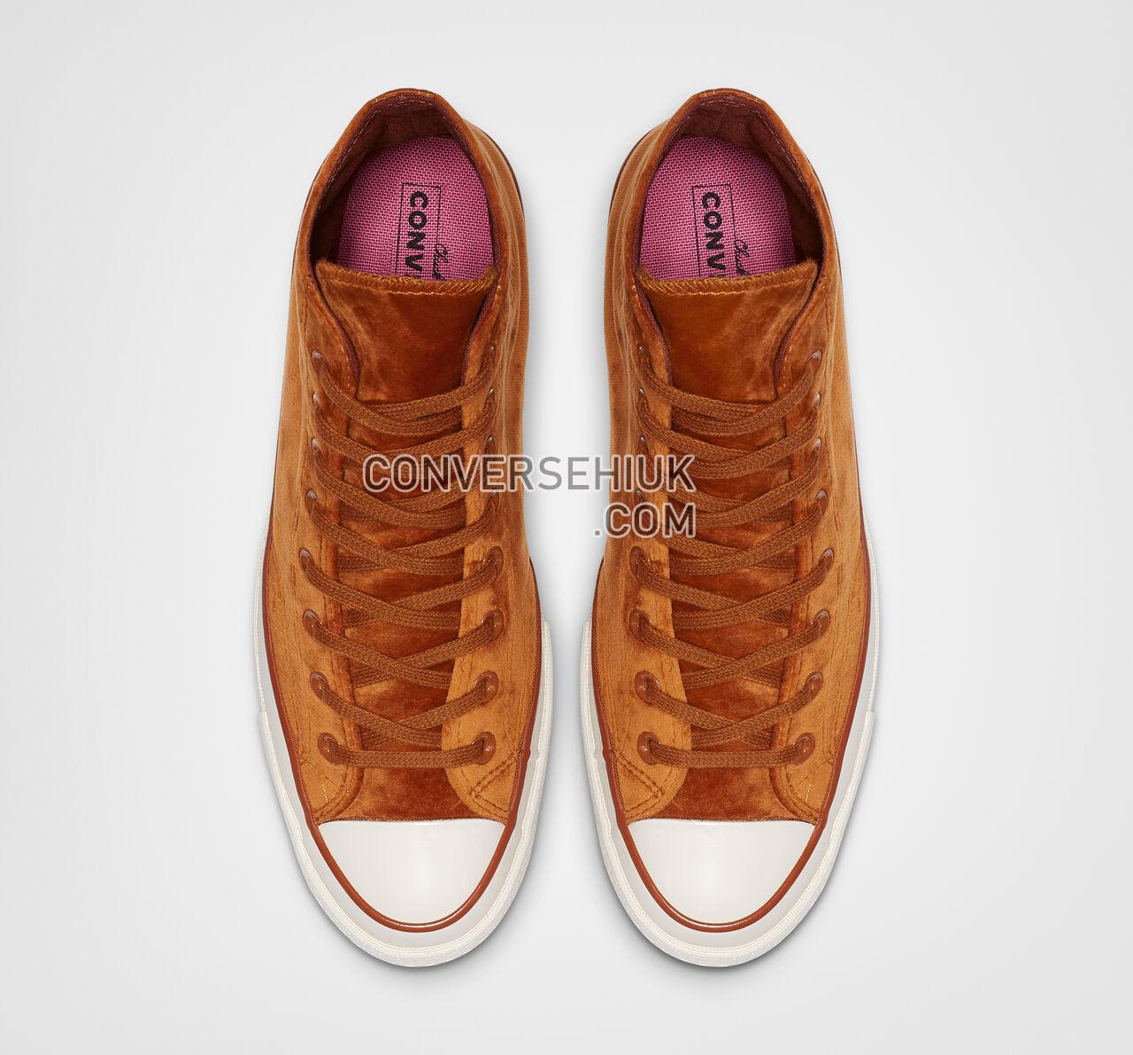 Converse Chuck 70 Velvet High Top Burnt Sienna/Burnt Sienna 165171C Shoes