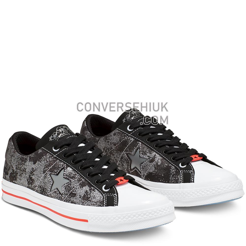 Converse X Sad Boys One Wish One Star Almost/Black/White 165743C Shoes