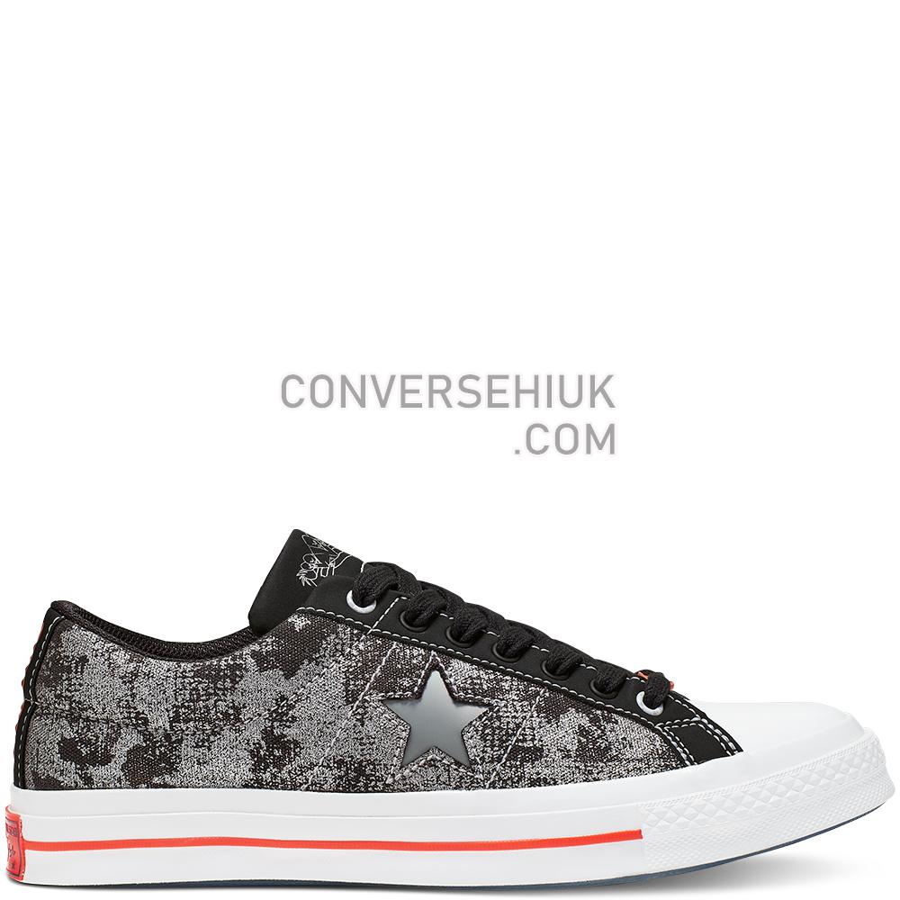 Converse X Sad Boys One Wish One Star Almost/Black/White 165743C Shoes