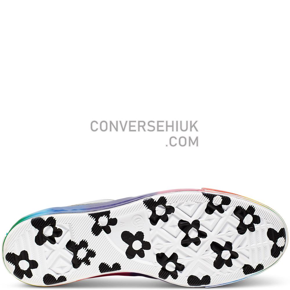 Converse x GOLF le FLEUR Rainbow One Star Low Top White/White/Multi 166409C Shoes