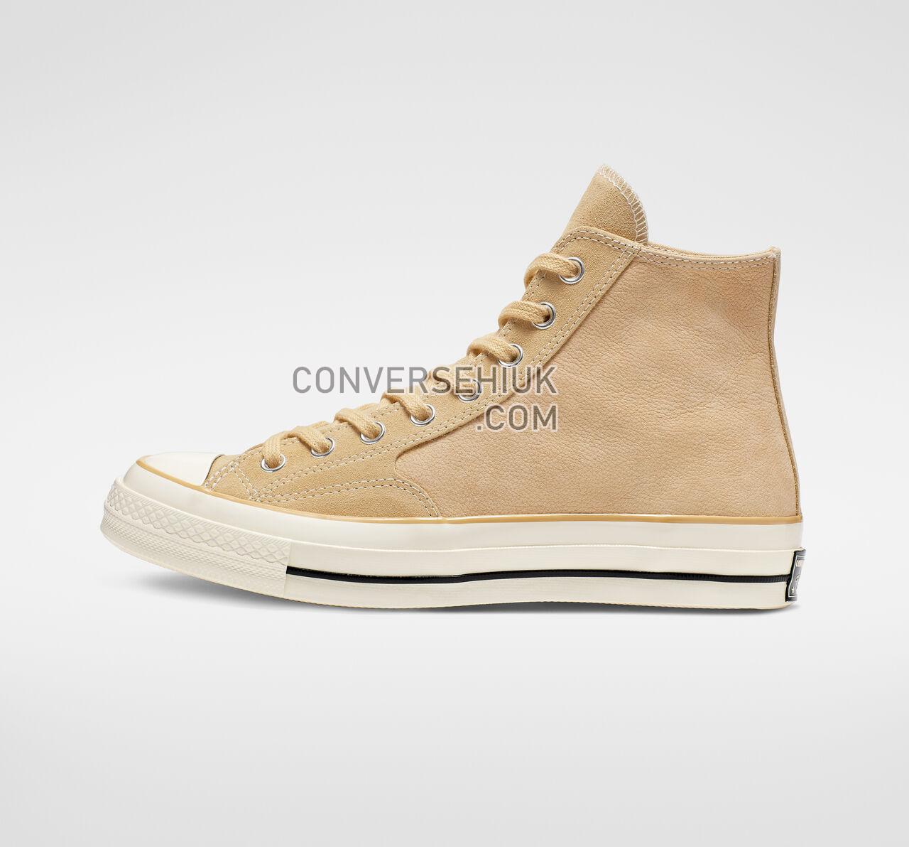 Converse Chuck 70 Leather High Top Pale Wheat/Egret/Black 164930C Shoes