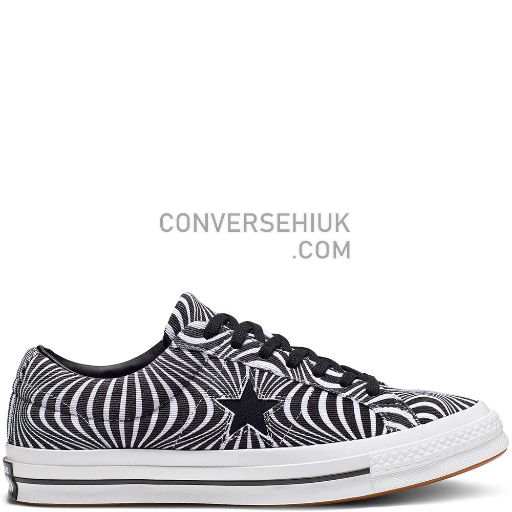 Converse One Star Moonshot Low Top Black/White/White 165126C Shoes