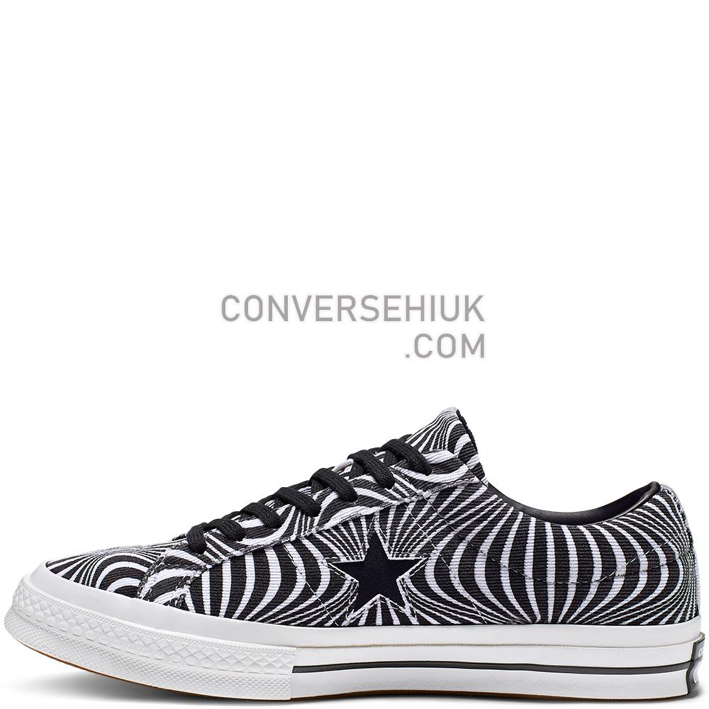 Converse One Star Moonshot Low Top Black/White/White 165126C Shoes