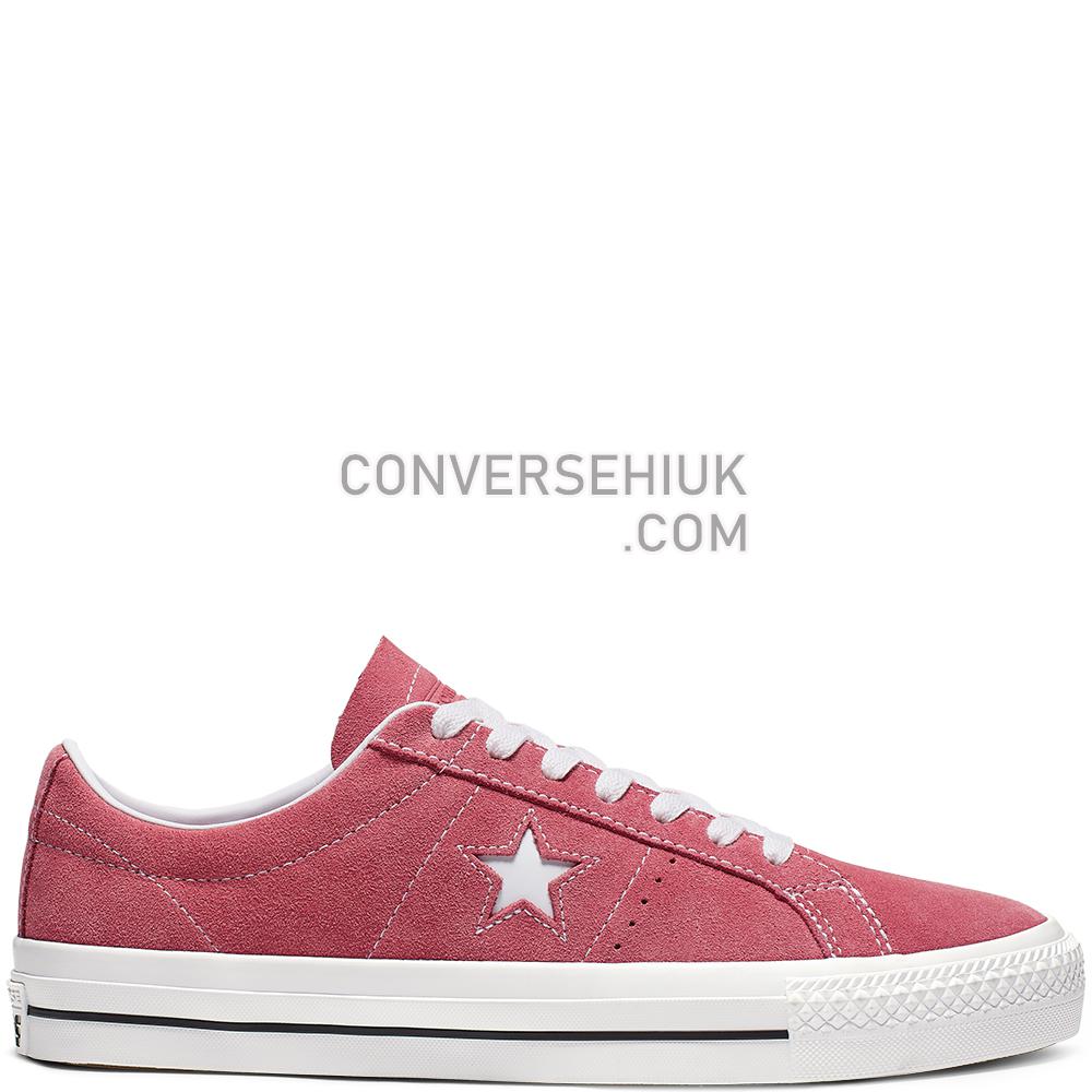 Converse One Star Pro Classic Suede Low Top Light/Redwood/White/White 165261C Shoes