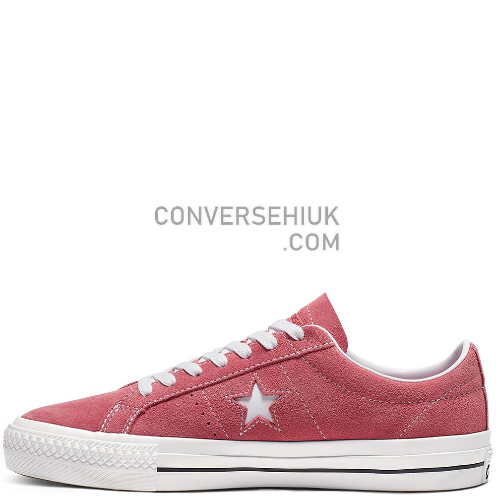 Converse One Star Pro Classic Suede Low Top Light/Redwood/White/White 165261C Shoes