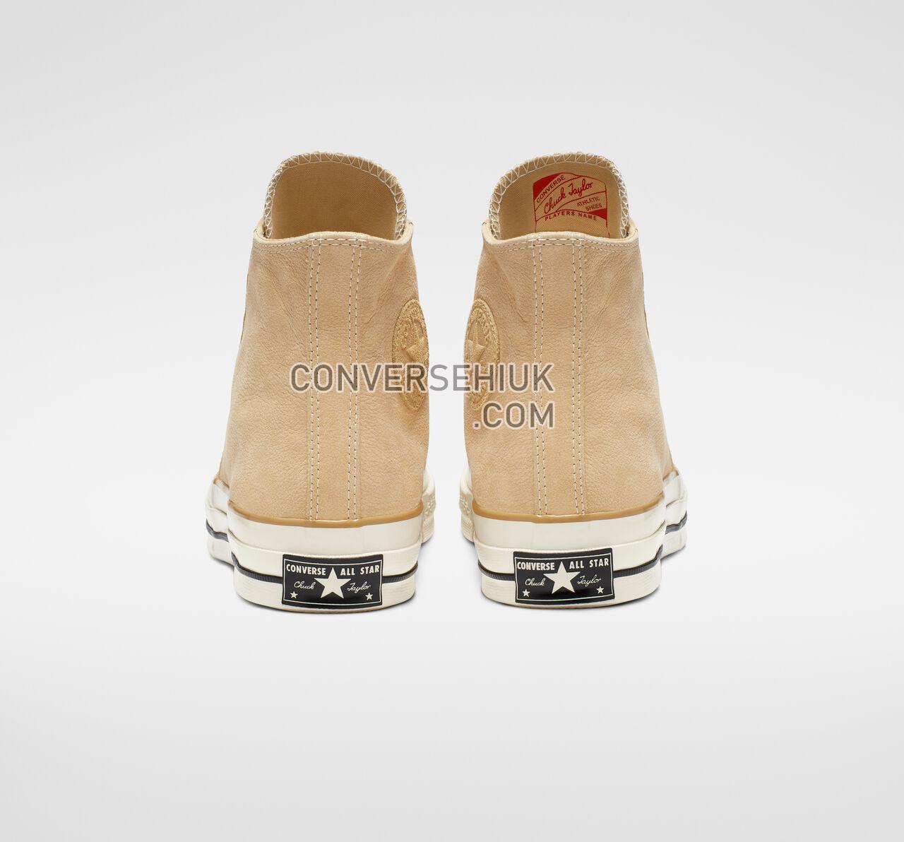 Converse Chuck 70 Leather High Top Pale Wheat/Egret/Black 164930C Shoes