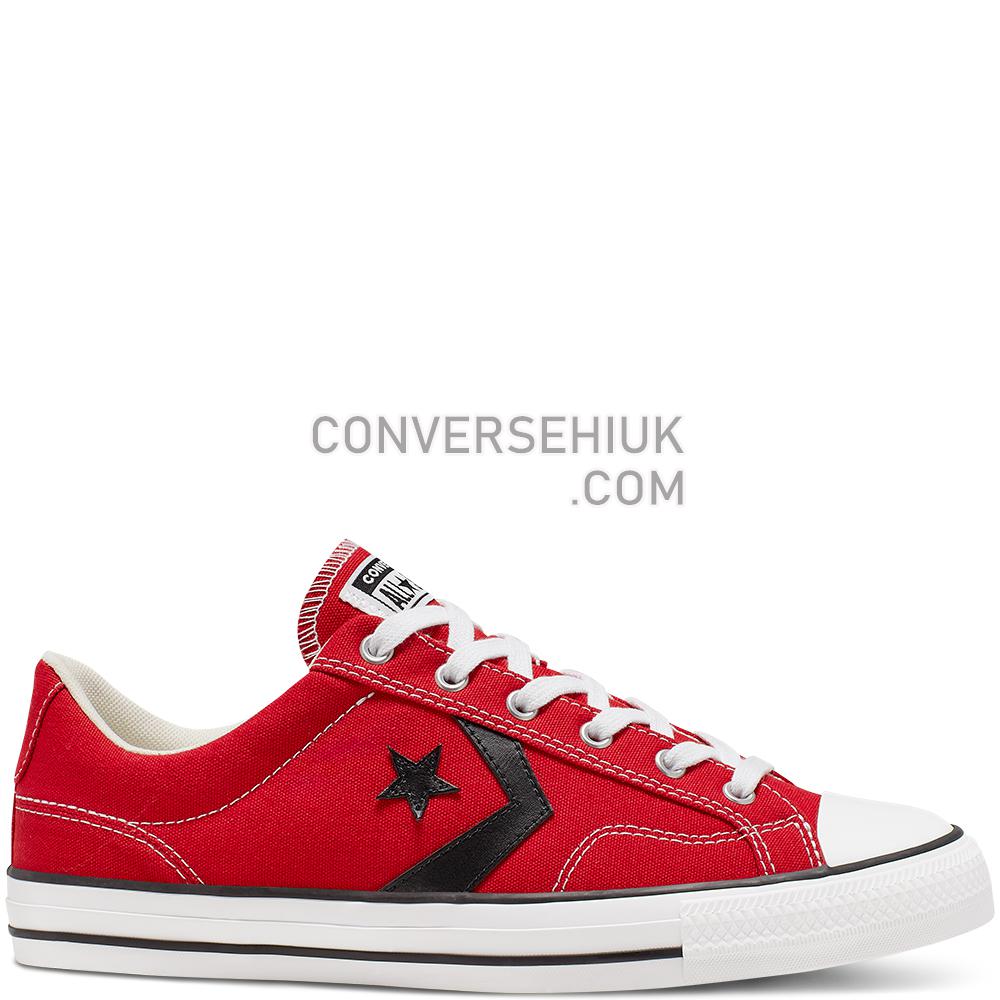 Converse Star Player Campus Colors Low Top Enamel/Red/Black/White 165458C Shoes