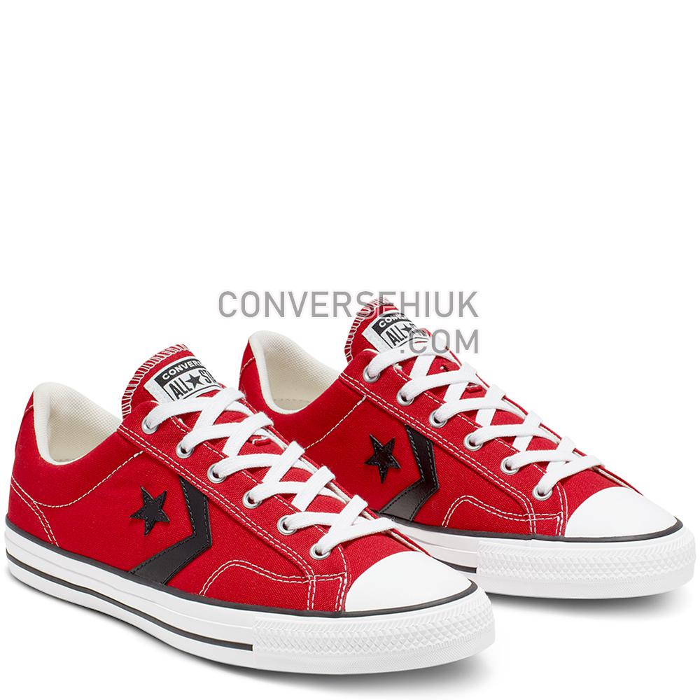 Converse Star Player Campus Colors Low Top Enamel/Red/Black/White 165458C Shoes