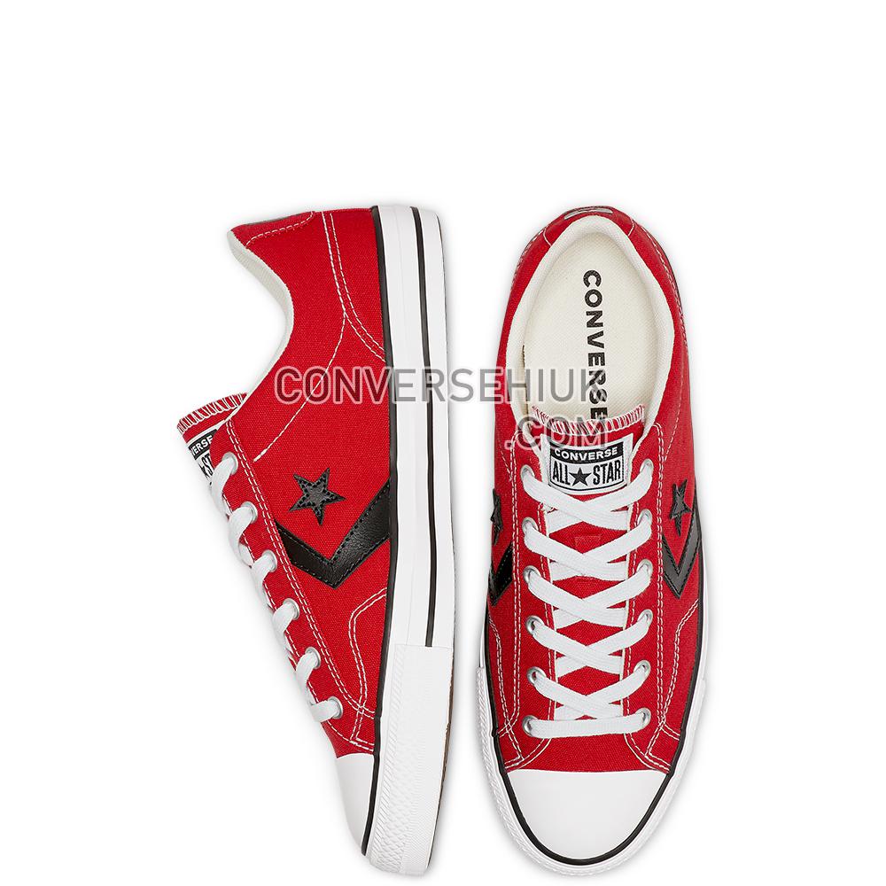 Converse Star Player Campus Colors Low Top Enamel/Red/Black/White 165458C Shoes