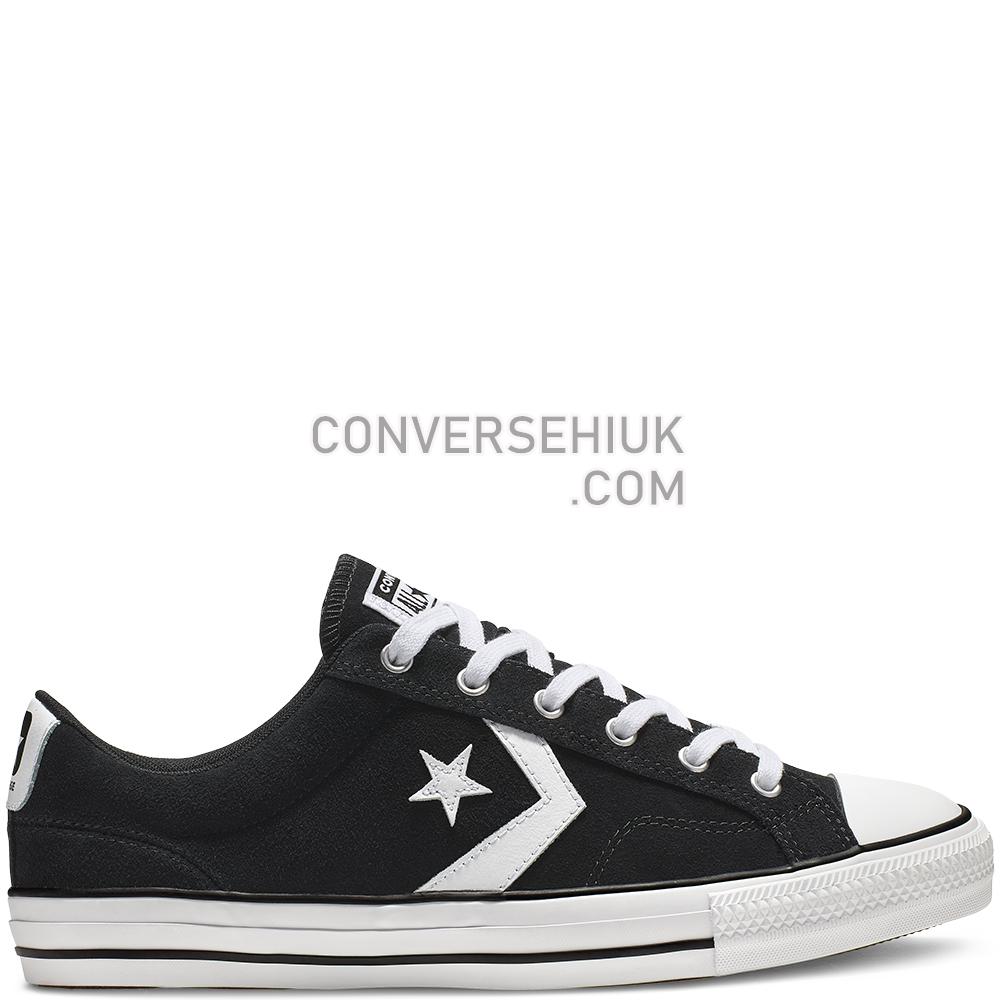 Converse Star Player Low Top Black/Black/White 165466C Shoes