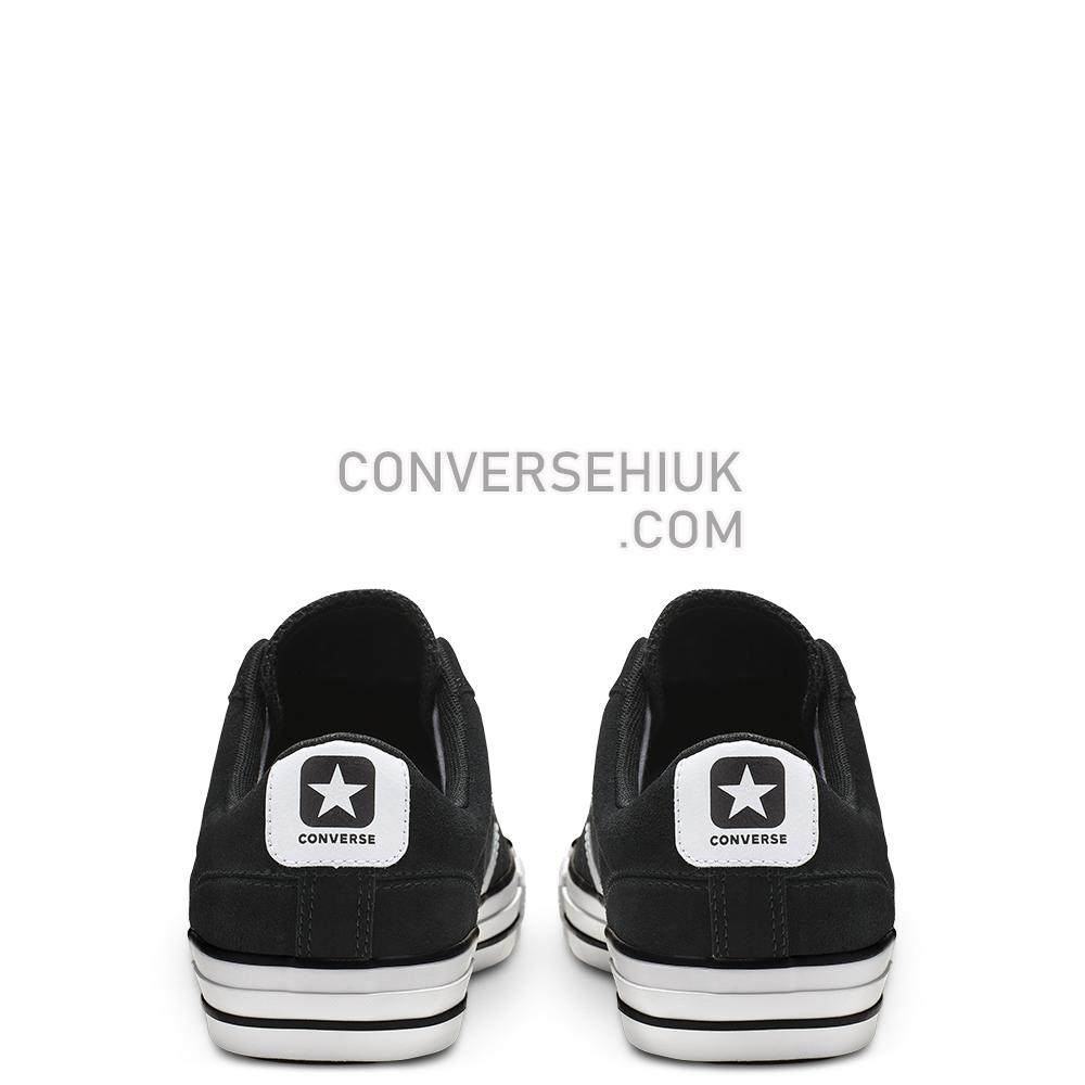 Converse Star Player Low Top Black/Black/White 165466C Shoes