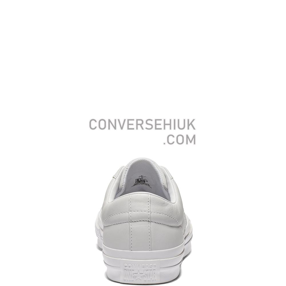 Converse One Star Leather Low Top White/White/White 162884C Shoes