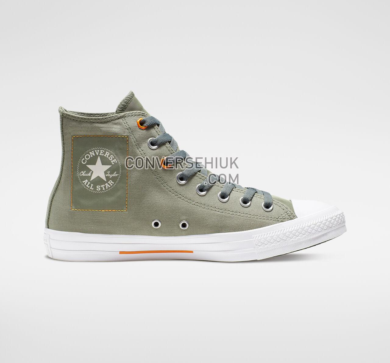 Converse Chuck Taylor All Star Flight School High Top Jade Stone/Orange Rind/White 165052F Shoes