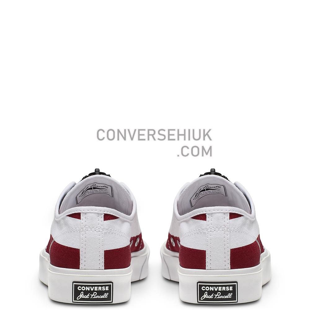 Converse x TheSoloist Jack Purcell Zip Low-Top White/Garnet/Mood/Indigo 164836C Shoes