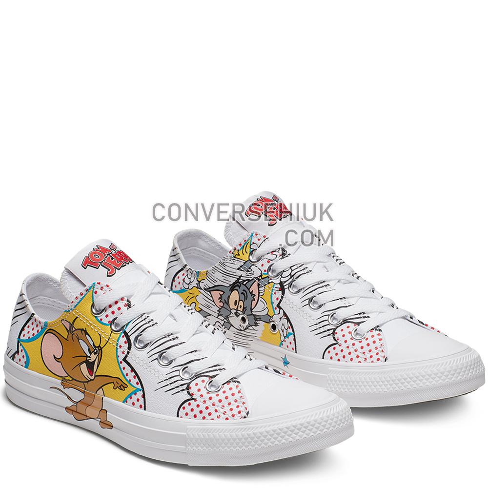 Converse Tom and Jerry Chuck Taylor All Star Low Top White/Multi/White 165732C Shoes