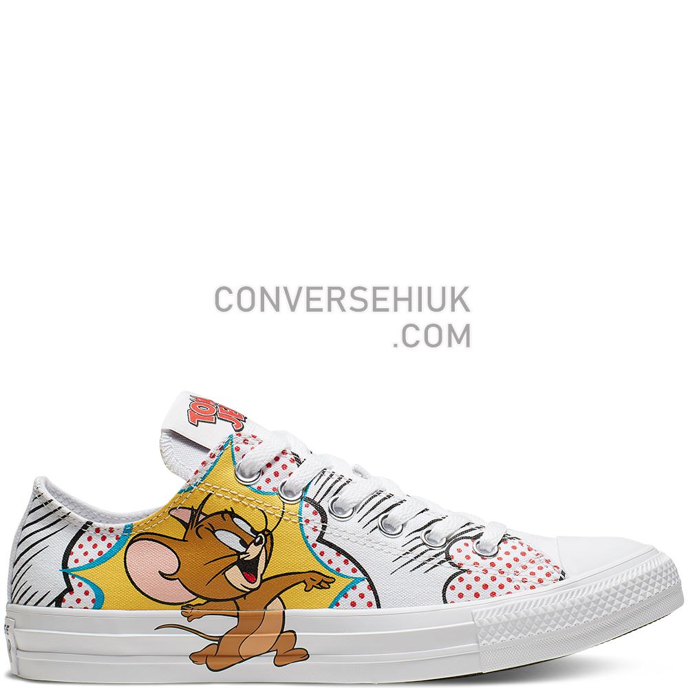 Converse Tom and Jerry Chuck Taylor All Star Low Top White/Multi/White 165732C Shoes