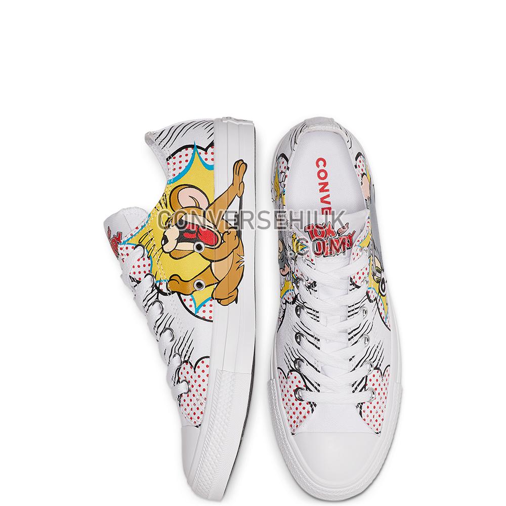 Converse Tom and Jerry Chuck Taylor All Star Low Top White/Multi/White 165732C Shoes