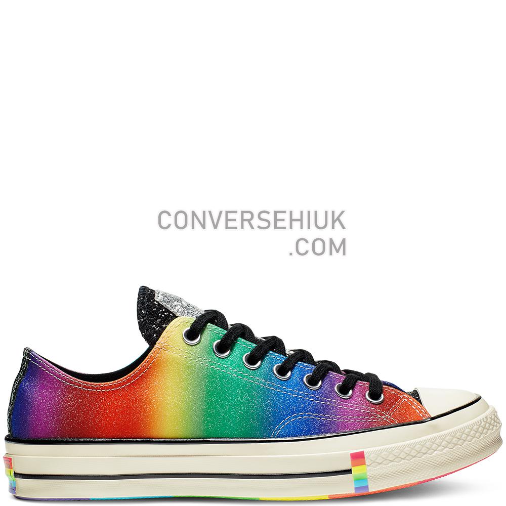 Converse Chuck 70 Pride Low Top Black/Egret/Multi 165714C Shoes