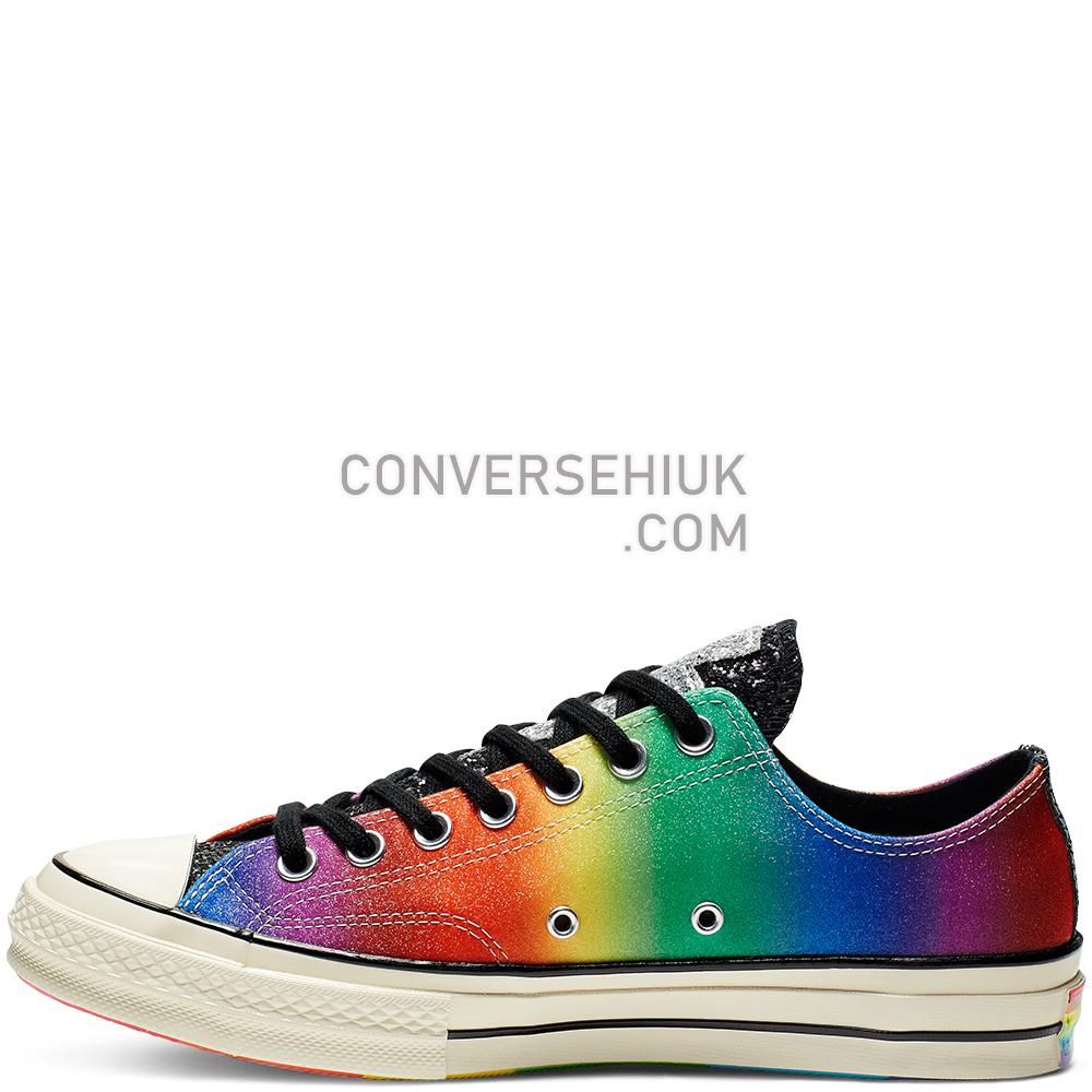 Converse Chuck 70 Pride Low Top Black/Egret/Multi 165714C Shoes