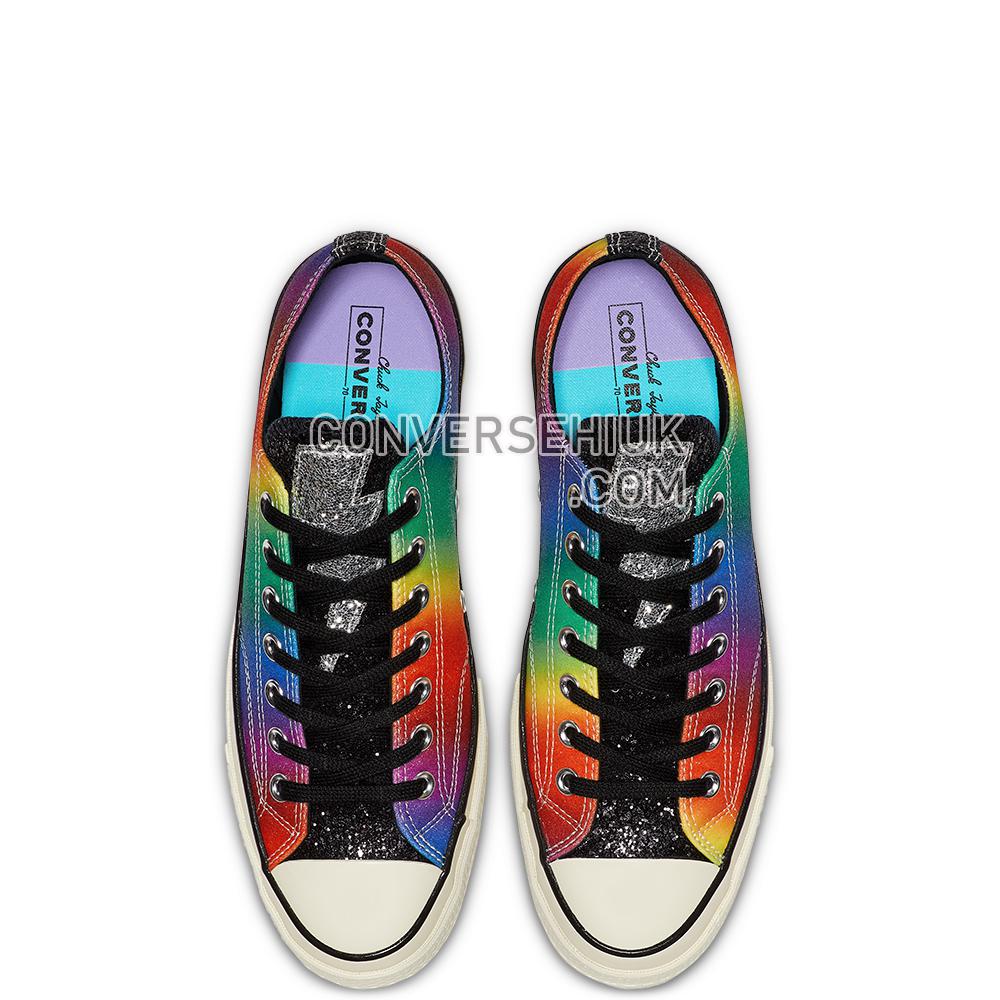 Converse Chuck 70 Pride Low Top Black/Egret/Multi 165714C Shoes