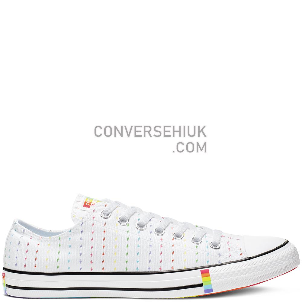 Converse Chuck Taylor All Star Pride Low Top White/Multi/Black 165717C Shoes