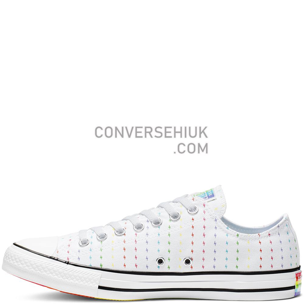 Converse Chuck Taylor All Star Pride Low Top White/Multi/Black 165717C Shoes