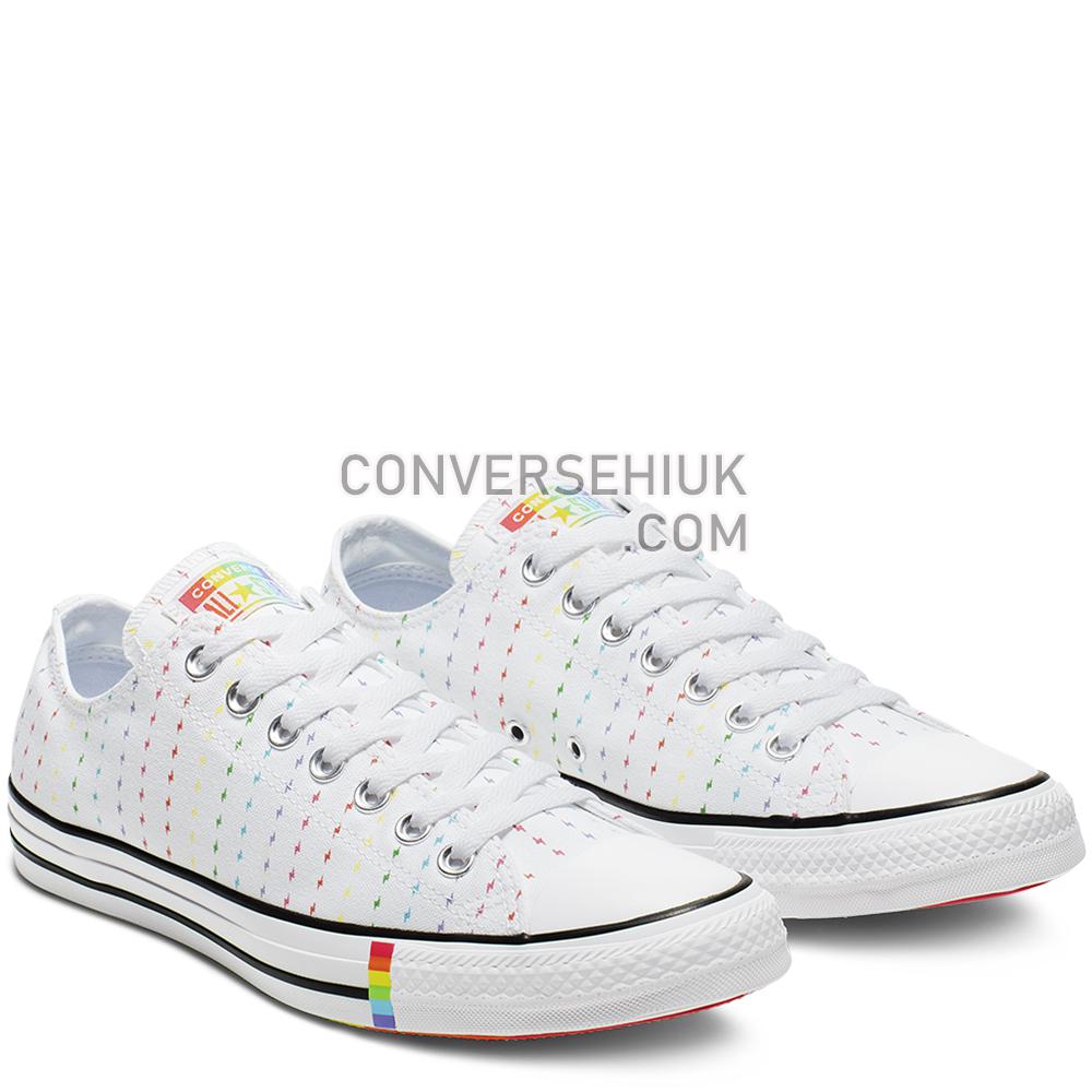 Converse Chuck Taylor All Star Pride Low Top White/Multi/Black 165717C Shoes