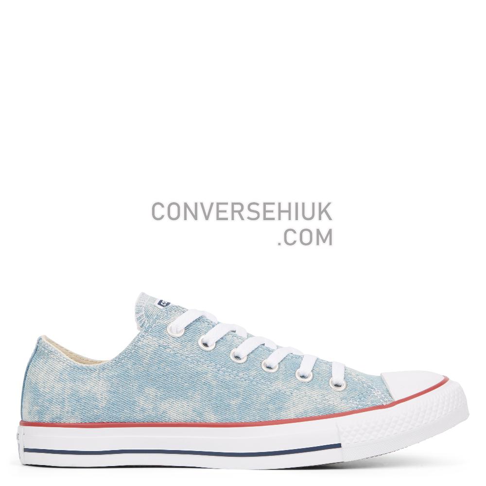 Converse Chuck Taylor All Star Washed Denim Low-Top Washed/Denim/White/White 163959C Shoes