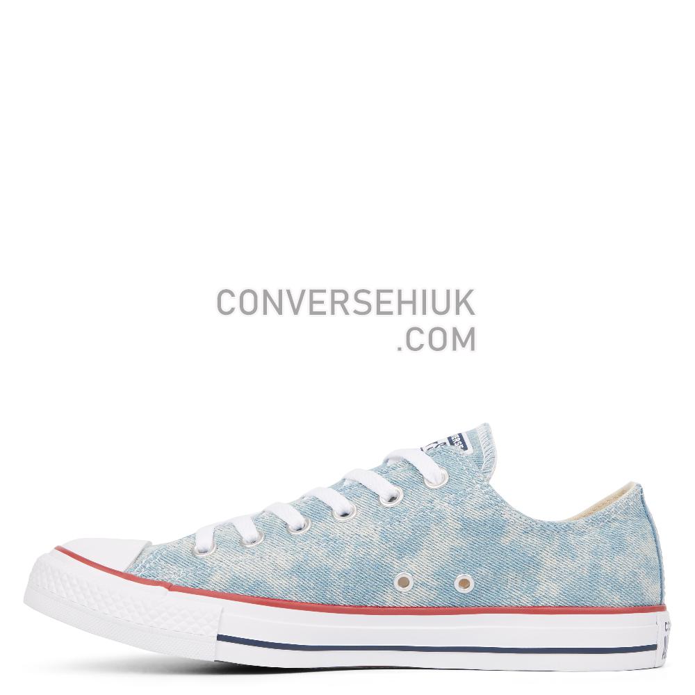 Converse Chuck Taylor All Star Washed Denim Low-Top Washed/Denim/White/White 163959C Shoes