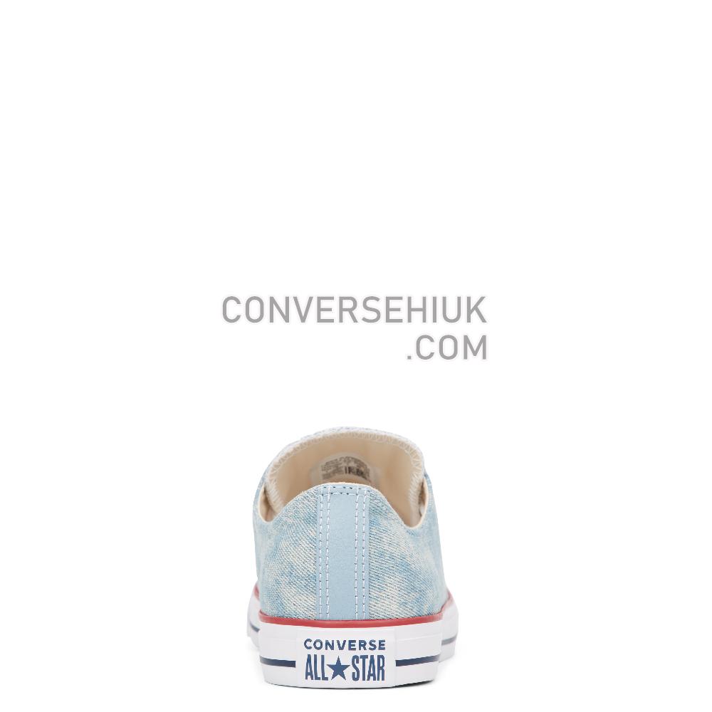 Converse Chuck Taylor All Star Washed Denim Low-Top Washed/Denim/White/White 163959C Shoes