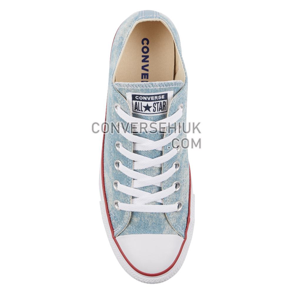 Converse Chuck Taylor All Star Washed Denim Low-Top Washed/Denim/White/White 163959C Shoes