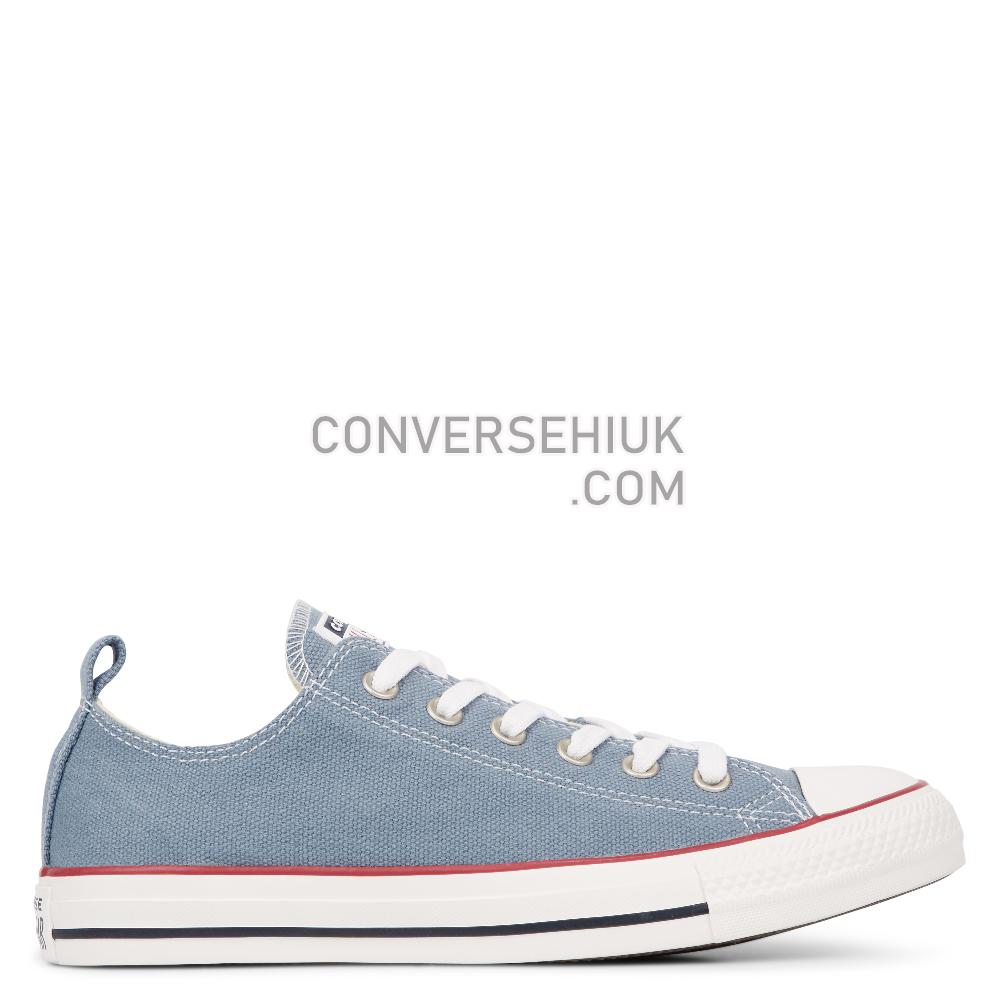 Converse Chuck Taylor All Star Washed Denim Low Top Wash/Denim/Vintage/White 164004C Shoes