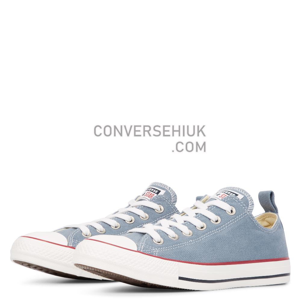 Converse Chuck Taylor All Star Washed Denim Low Top Wash/Denim/Vintage/White 164004C Shoes