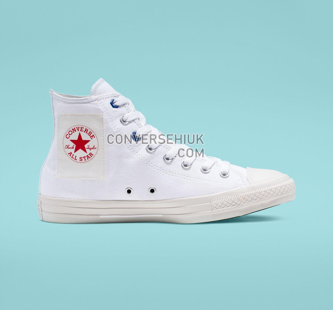 Converse Chuck Taylor All Star Flight School High Top White/Habanero Red/Pale Putty 165051F Shoes