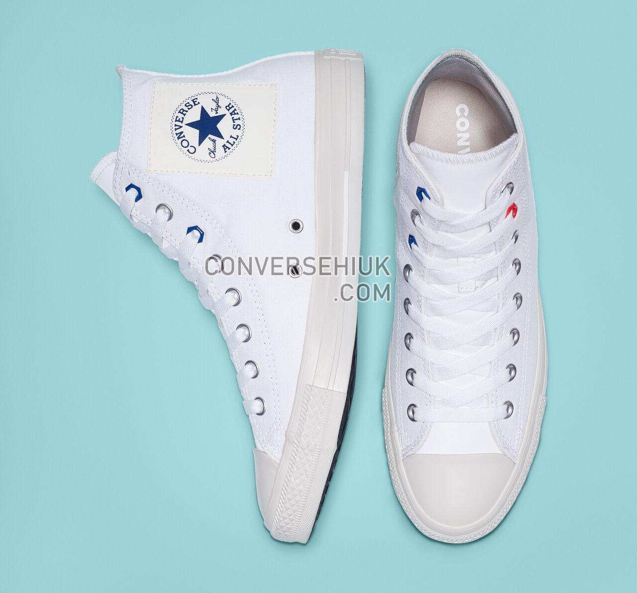 Converse Chuck Taylor All Star Flight School High Top White/Habanero Red/Pale Putty 165051F Shoes