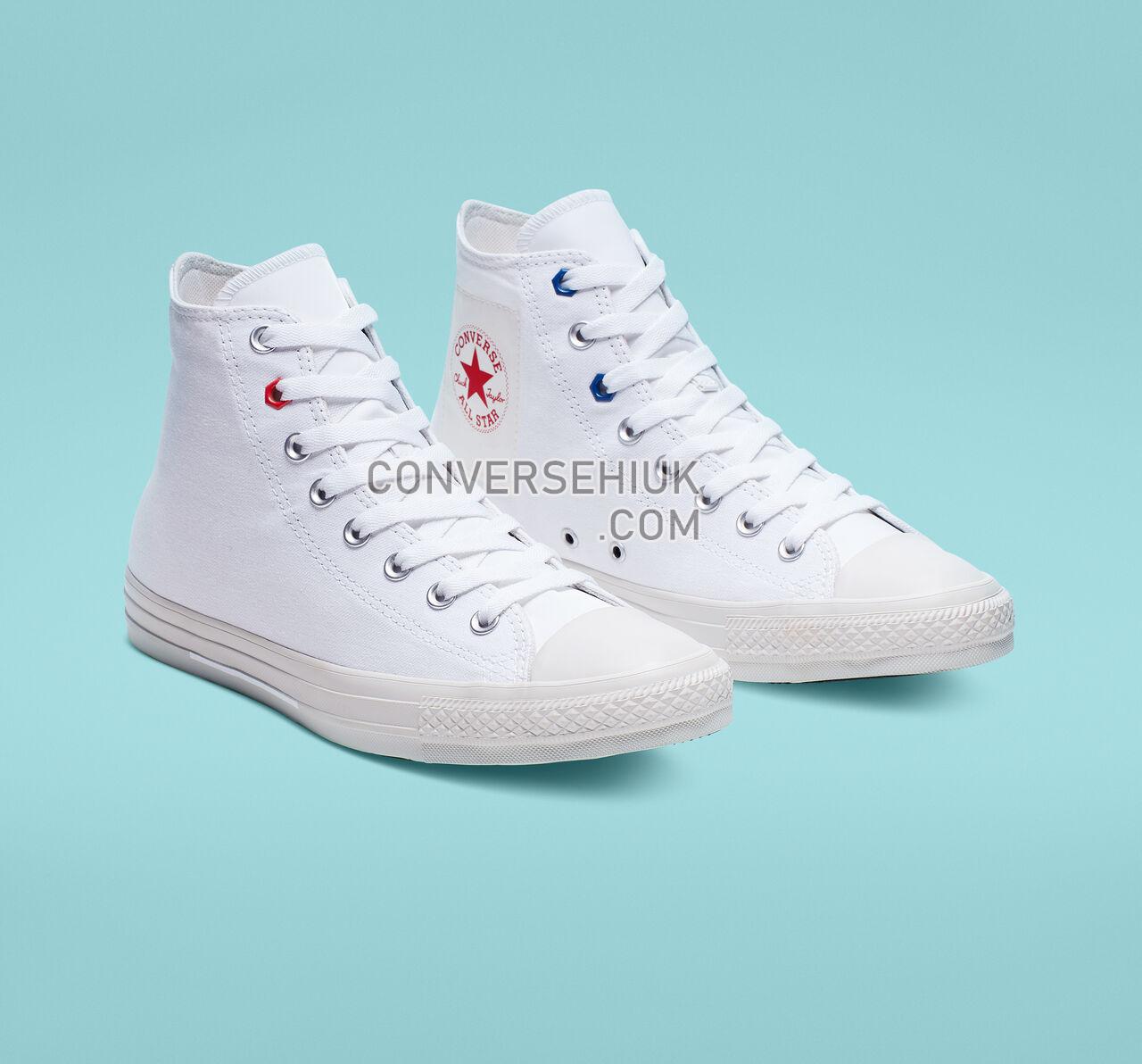 Converse Chuck Taylor All Star Flight School High Top White/Habanero Red/Pale Putty 165051F Shoes