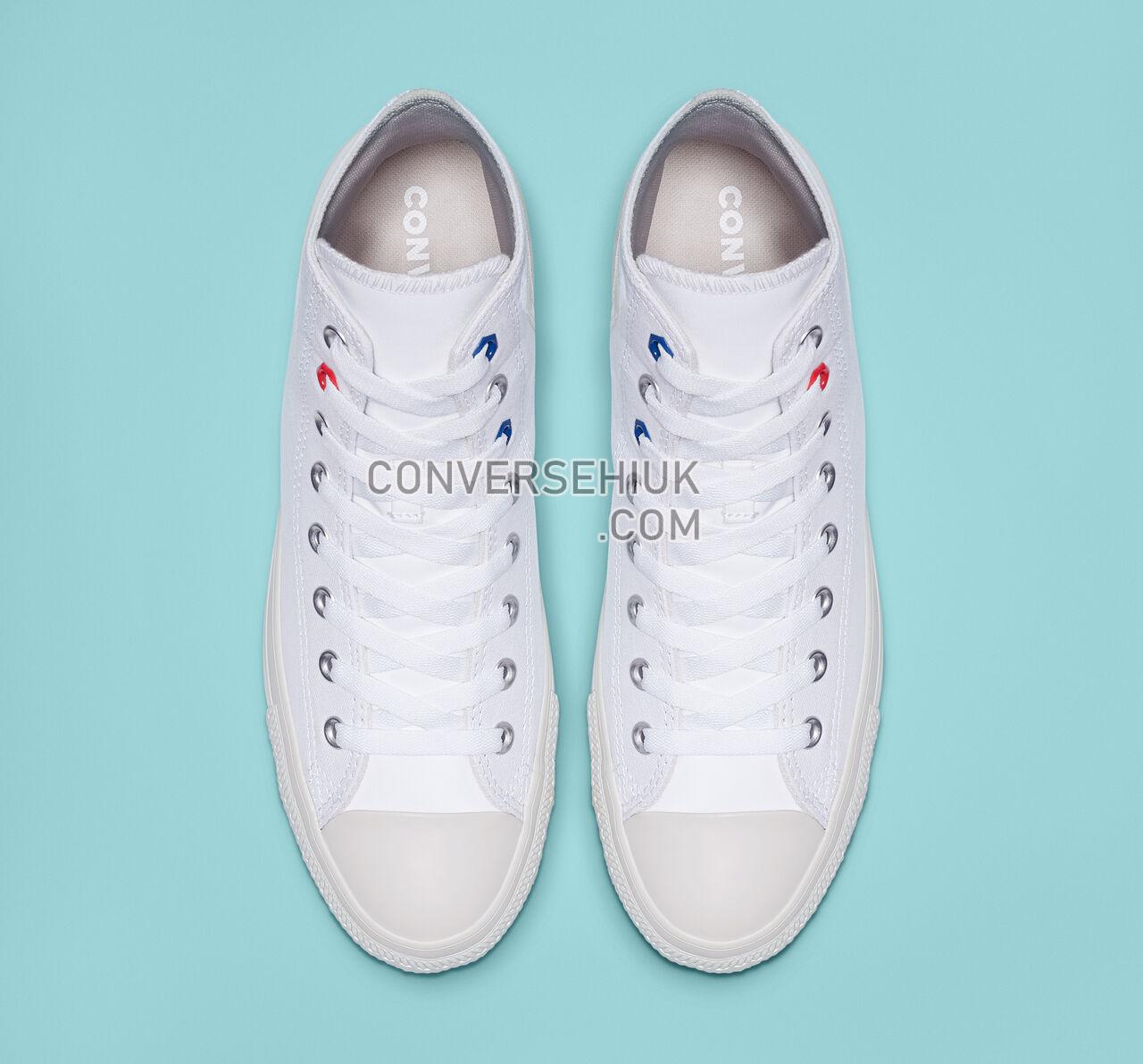 Converse Chuck Taylor All Star Flight School High Top White/Habanero Red/Pale Putty 165051F Shoes