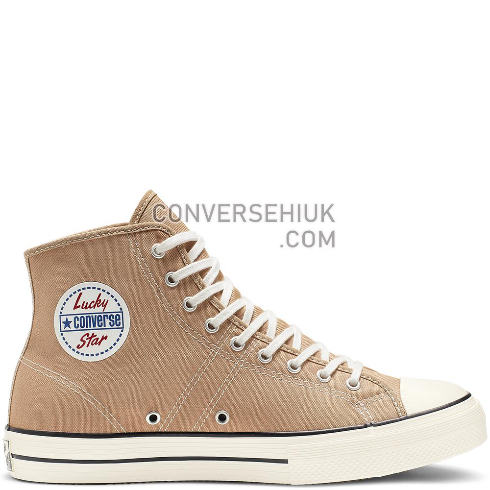 Converse Lucky Star High Top Desert/Khaki/Egret/Black 165040C Shoes