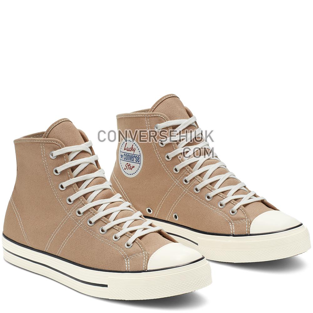 Converse Lucky Star High Top Desert/Khaki/Egret/Black 165040C Shoes