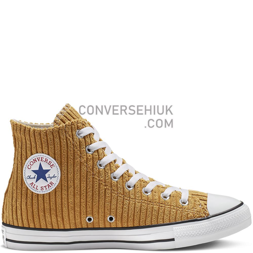 Converse Chuck Taylor All Star Wide Wale Cord High Top Wheat/White/Black 165147C Shoes