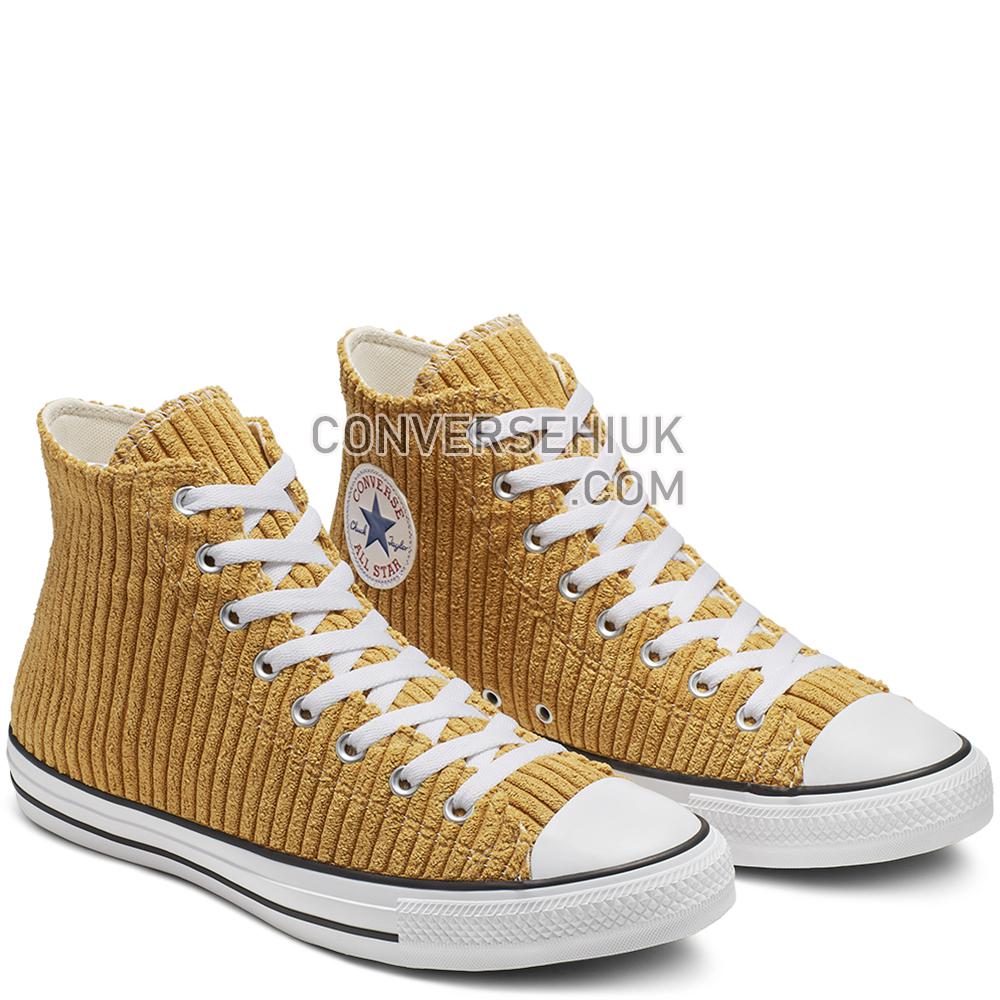 Converse Chuck Taylor All Star Wide Wale Cord High Top Wheat/White/Black 165147C Shoes