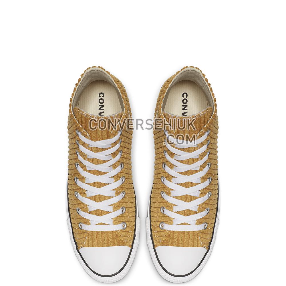 Converse Chuck Taylor All Star Wide Wale Cord High Top Wheat/White/Black 165147C Shoes