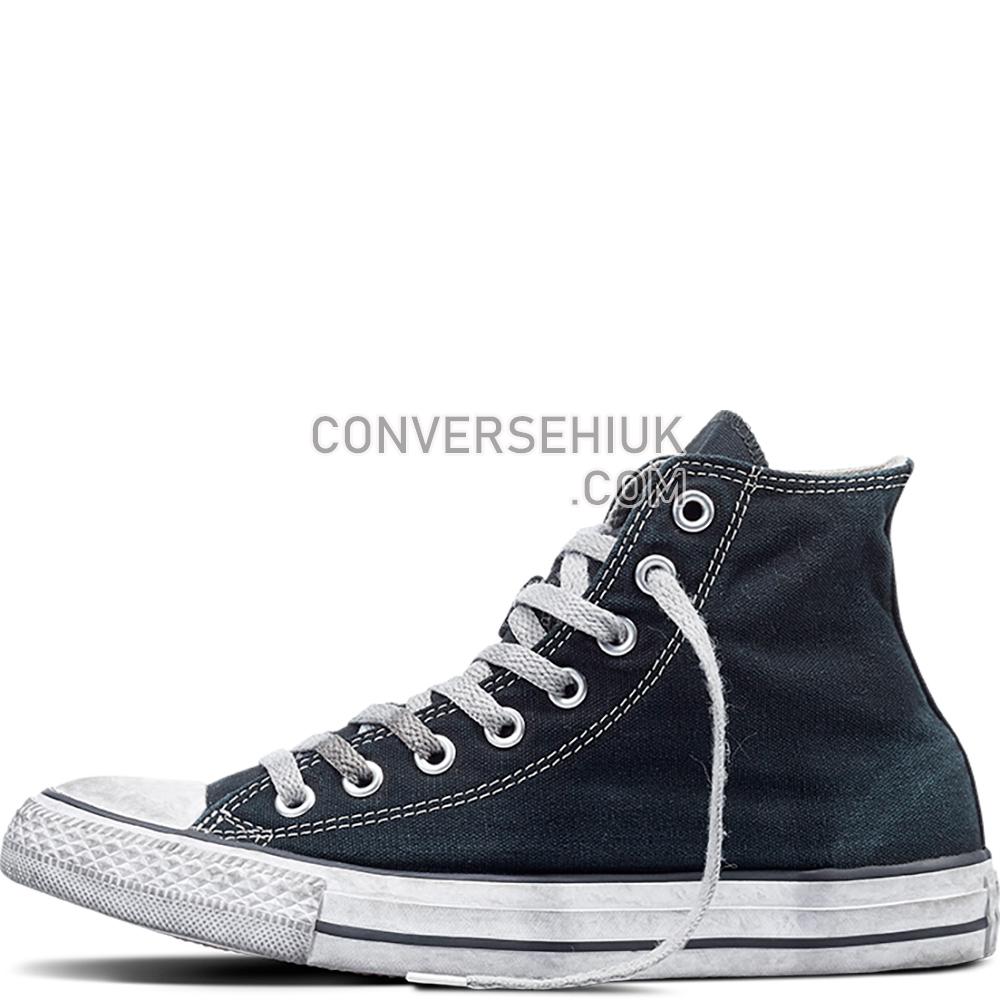 Converse Chuck Taylor All Star Canvas Smoke High Top Black/Black/White 156886C Shoes